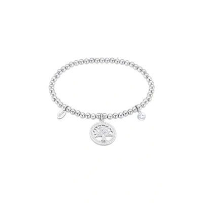 Afbeelding van LOTUS STYLE LS2170 2/4 Millennial Armband van Roestvrij staal 316L levensboom 170 mm voor dames, No aplica, staal, Blauwe zirkonia, zirkonia