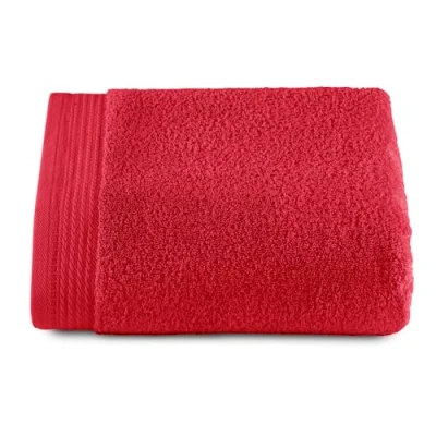 Afbeelding van Top Towel Set van 1 grote douchehanddoek, 100% gekamd katoen, 600 g/m², 100 x 150 cm, rood