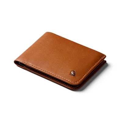 Afbeelding van Bellroy Hide &amp; Seek, slanke lederen portemonnee, Rfid versies beschikbaar (max. 12 kaarten en tickets), Karamel (karamel Rfid), portemonnee