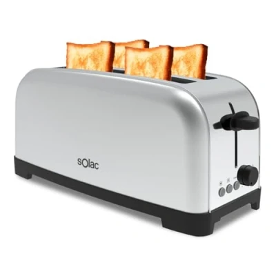 Afbeelding van Broodrooster Solac TL5419 Longslot RVS 1400W