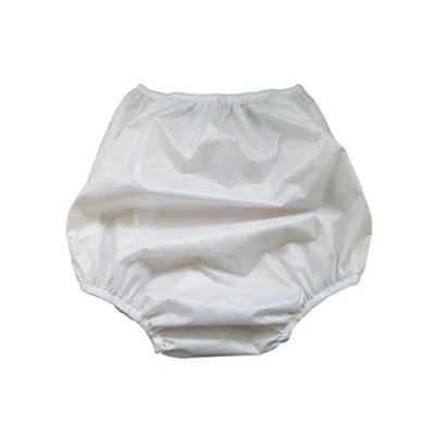 Afbeelding van Waterdichte incontinentiebroek voor dames, effen wit, maat L