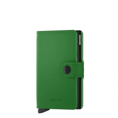 Afbeelding van Secrid Miniwallet bright green Dames portemonnee