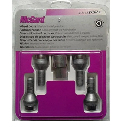 Image de 4 vis antivol Chrome MCGARD 12x15/ 60