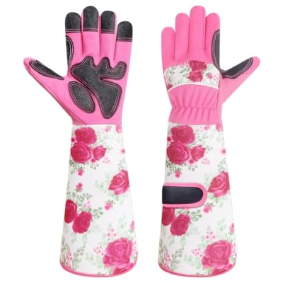 Afbeelding van Lange tuinhandschoenen voor mannen en vrouwen, ademend comfortabel, tuinieren, plukken, planten, landschapsarchitectuur