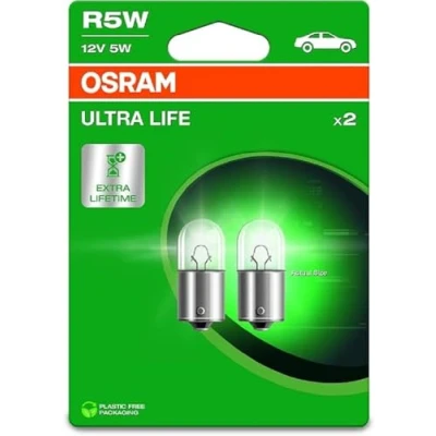 Image de OSRAM ULTRA LIFE, R5W, Double Blister, (2 lampes)
