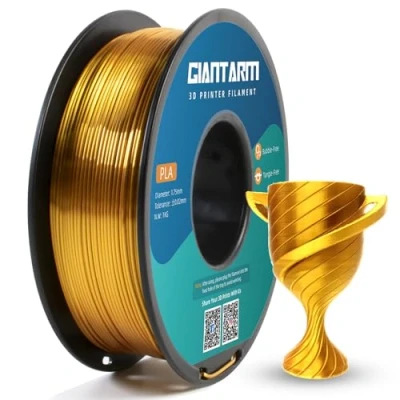 Afbeelding van GIANTARM Silk PLA filament 1,75 mm 3D printer 1 kg spoel goud zijde