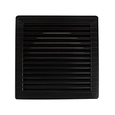 Afbeelding van MKK ventilatierooster vierkant Ø 100 120 125 150 mm kunststof zwart