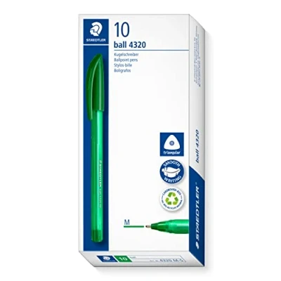 Afbeelding van STAEDTLER 4320 M 5 regenboogbalpen, groen, 10 stuks