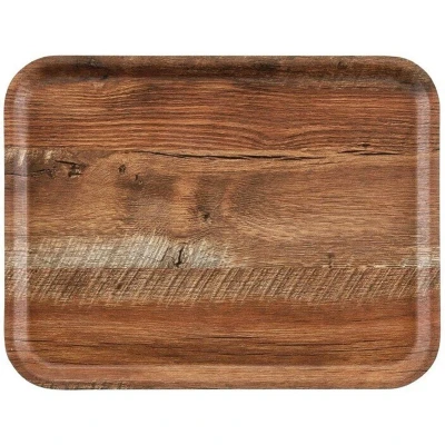 Afbeelding van Cambro Madeira gelamineerd dienblad bruin eiken 46cm