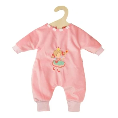 Afbeelding van Heless 1581 Grenouillère pour poupée Princesse Emily Rose avec broderie princesses et doudou de 28 35 cm