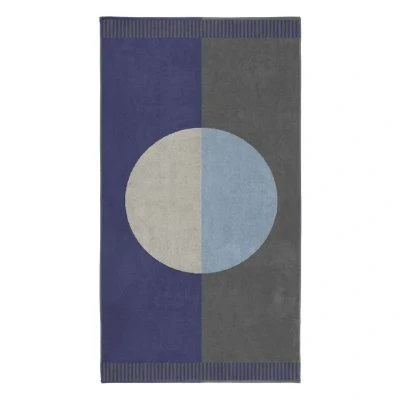 Afbeelding van Seahorse Colorblock Circle Strandlaken 100x180 cm Blauw