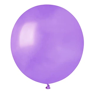 Image de Enveloppe de 25 ballons nacrés en latex naturel qualité supérieure G150 (Ø 48 cm / 19 pouces) violette lavande nacrée