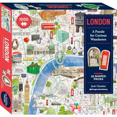 Afbeelding van Pieces of London: A Hidden Location Jigsaw with 20 Shaped