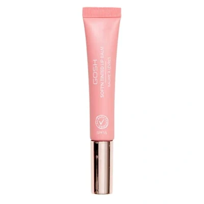Afbeelding van GOSH SPF 15 getinte lippenbalsem, veganistische lippenstift met nude kleur (001), zachte en soepele lippen zonder lijm, Glossy Boost hydraterende lippenbalsem parfum