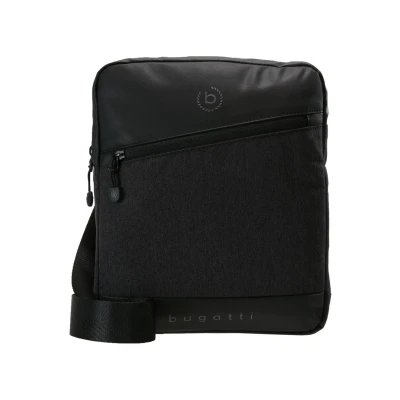 Afbeelding van bugatti Small Crossbody BAG Schoudertas, Heren, Maat: One Size, Black/grey