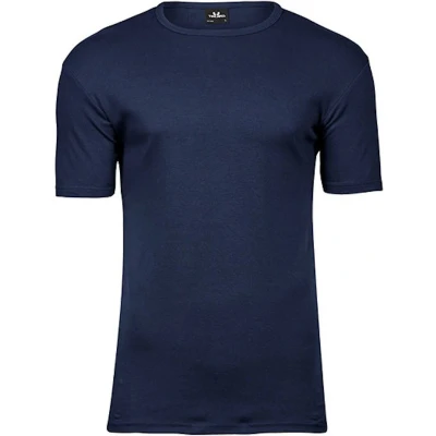 Afbeelding van Men&#039;s Interlock T shirt met korte mouwen Navy S