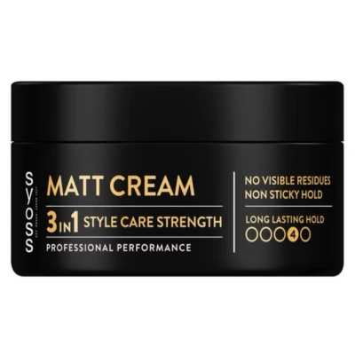 Afbeelding van Syoss Matt Cream 3in1 Style Care Hold 4