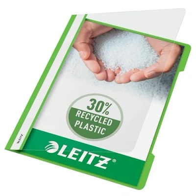 Afbeelding van Leitz Snelhechter standaard A4 PVC lichtgroen 1 stuk 25 stuks