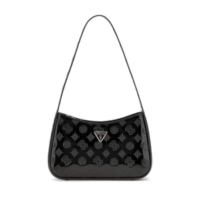 Afbeelding van GUESS Schoudertas Handtas Arnela Girlfriend Tote Black Logo Zwart