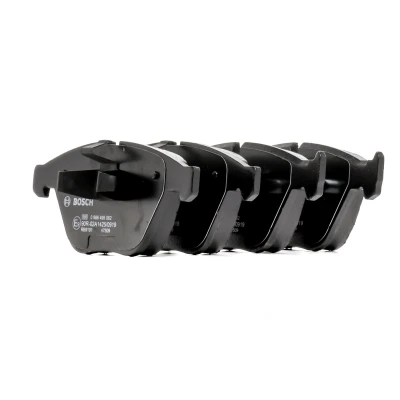 Afbeelding van BOSCH 0 986 495 082 Remblokkenset Low Metallic Met montagehandleiding, anti kreukplaat, plunjerclip BMW: X1, 3 Saloon, 6 Convertible