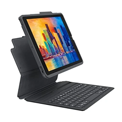 Afbeelding van ZAGG Pro Keys Wireless keyboard / klavier Bookcase iPad 10.2 inch (2019 2020 2021) grey 103407134
