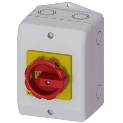 Afbeelding van Siemens 3LD20640TB53 Belastbare scheidingsschakelaar Rood, Geel 3 polig 6 mm² 16 A 690 V/AC