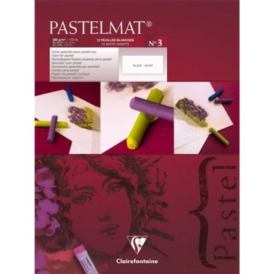 Image de Bloc Pastelmat N 5 24 x 30 cm 12 feuilles Clairefontaine