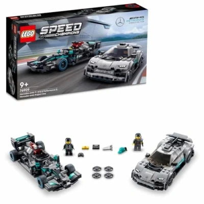 Afbeelding van LEGO Speed Champions Mercedes AMG 2 Auto&#039;s set 76909