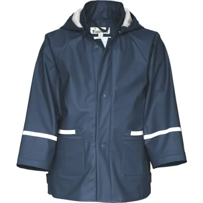 Image de Playshoes Regen Mantel Die Maus &amp; Elefant Veste Imperméable Fille, Marin, 74