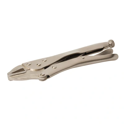 Afbeelding van Silverline Griptang Zelfvergrendelend Vernikkeld Staal 220 mm Rechte Kaken