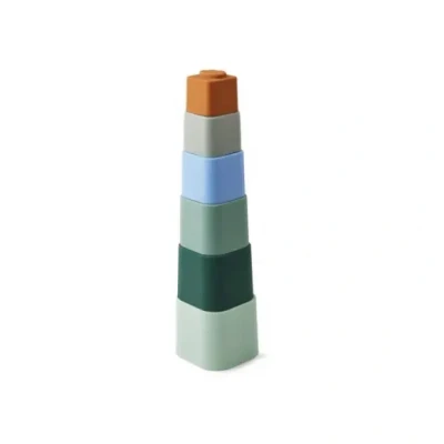 Afbeelding van Liewood stapeltoren dove blue multi mix