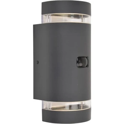 Afbeelding van Lutec FOCUS 5604014118 Buitenlamp met bewegingsmelder (wand) GU10 Antraciet