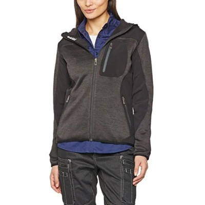 Afbeelding van Blaklader Blåkläder 4931 Dames Vest met Softshell Donkergrijs/Zwart XL