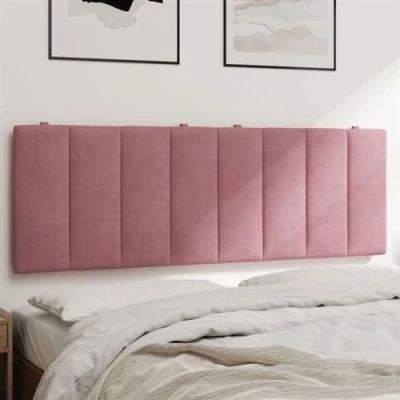Afbeelding van vidaXL Hoofdbordkussen 120 cm fluweel roze