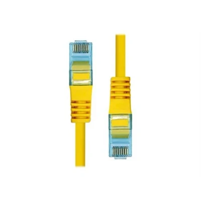 Image de ProXtend Cordon de raccordement RJ 45 (M) pour 7 m 6 mm UTP CAT 6a IEEE 802.3at sans halogène, moulé, crochet, bloqué jaune