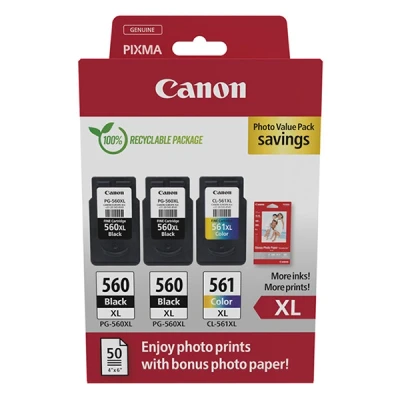 Image de Canon 2 X Pg 560xl /cl 561xl Photo Value Pack (3712c012)