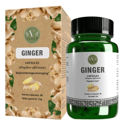 Afbeelding van Vanan Ginger Capsules 60CP
