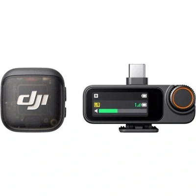 Image de Mini microphone sans fil Dji Mic 3 Noir 1 TX + RX