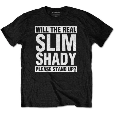 Afbeelding van Eminem The Real Slim Shady Heren T shirt 2XL Zwart