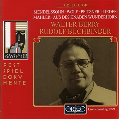 Afbeelding van Walter Berry &amp; Rudolf Buchbinder Lieder, Live 1979 (CD)