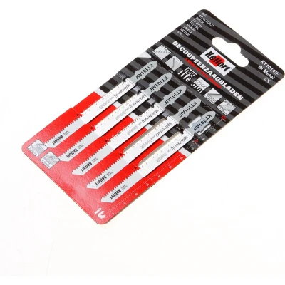 Afbeelding van Kelfort Decoupeerzaagblad hardhout KT101AIF blister van 5 zaagjes