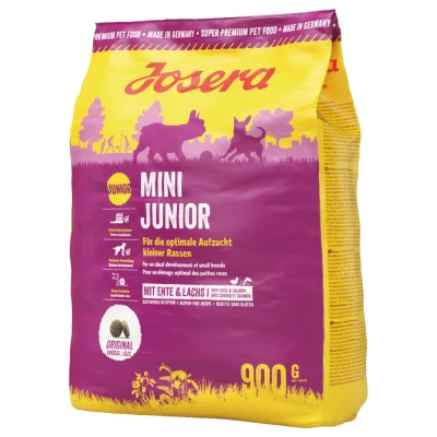 Afbeelding van Voordeelverpakking: 5x900g Josera MiniJunior droog hondenvoer