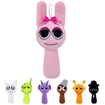 Afbeelding van wiztex Sprunkii pluche dier YouTube Video Gevulde Dieren cadeau voor kinderen en fans (bruin)