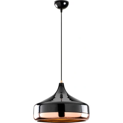 Afbeelding van Asir Kroonluchter Zwart Koper 36 x 122 cm