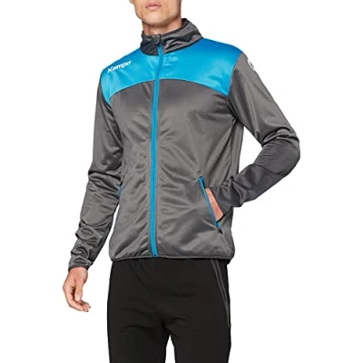 Afbeelding van Kempa Emotion 2.0 Polyesterjack Antraciet Blauw Maat XL