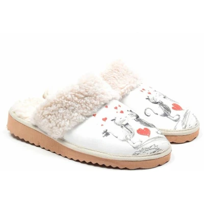 Afbeelding van Goby Kissing Cats Dames Pantoffels Anti slip Handgemaakt Premium Kwaliteit Maat 37