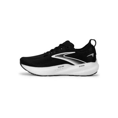 Afbeelding van Brooks Glycerin 22 Hardloopschoenen voor op de weg, Heren, Maat: 42.5, Black grey white Textiel