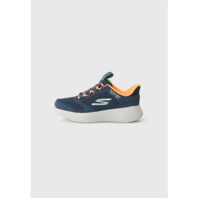 Afbeelding van Skechers Performance GO RUN 400 V2 Sneakers laag voor kinderen, Maat: 31, Navy/orange/lime Schoenen