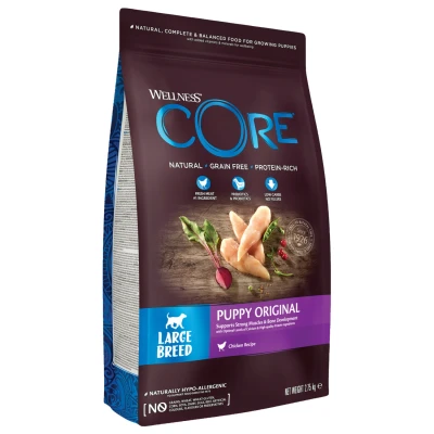 Afbeelding van Wellness Core Grain Free Large Breed Puppy Kip Hondenvoer 2.75 kg