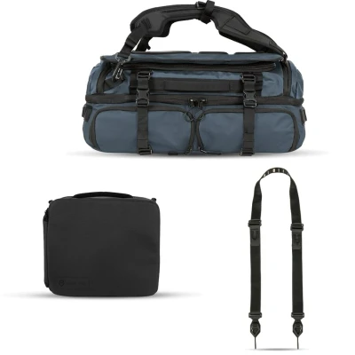 Afbeelding van WANDRD Hexad Access Duffel Aegean Blue Photo Bundle Duo + Fr